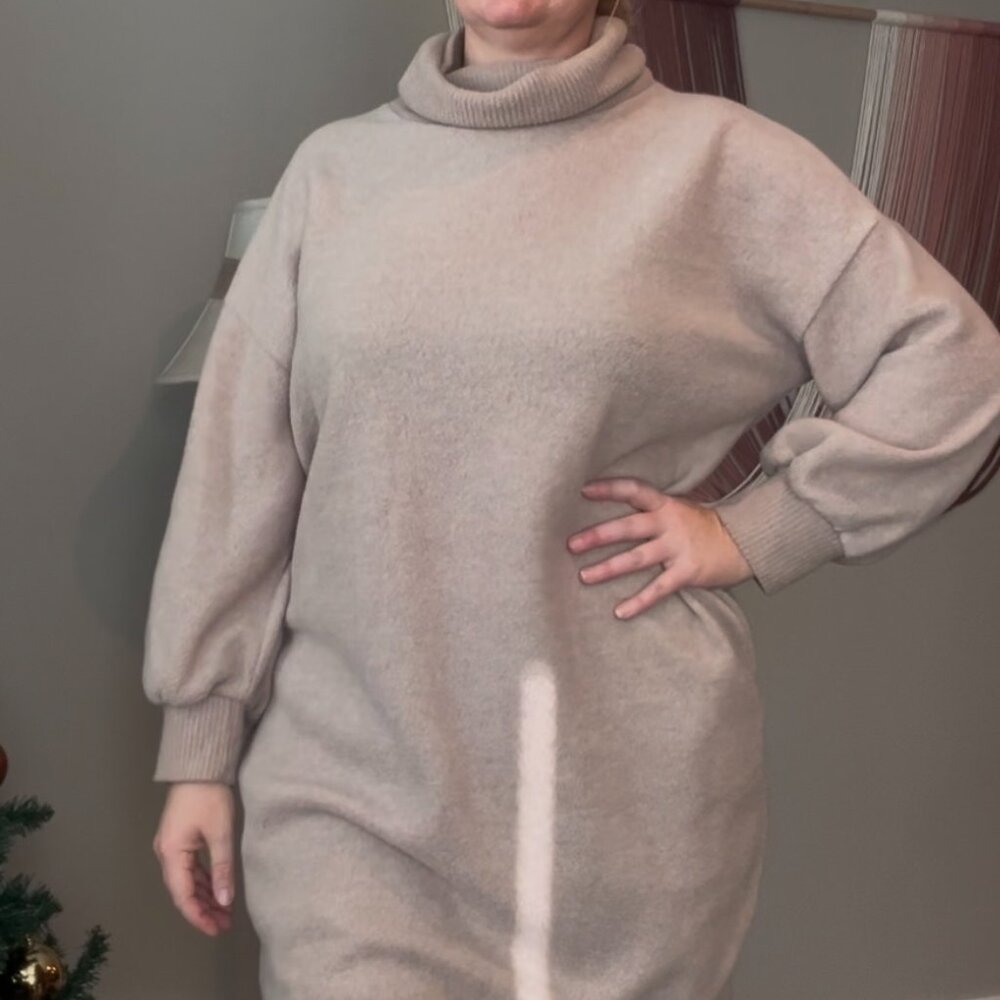 Tunic sweater dress